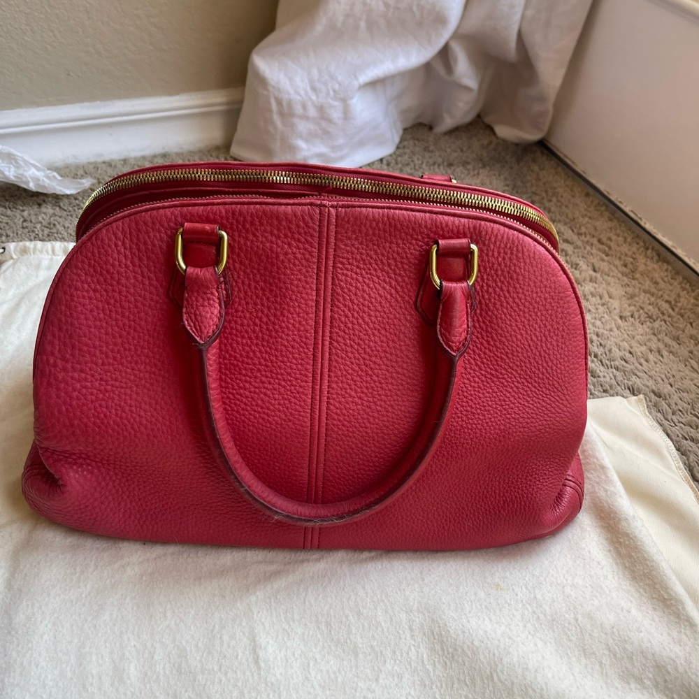 J. Crew Biennial Red Satchel Bag